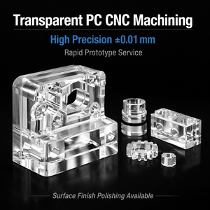 Servicio de Mecanizado CNC Personalizado, Fresado y Torneado de Precisión en Policarbonato Transparente, Prototipado Rápido de 5 Ejes con Alta Tolerancia - Product Image 1