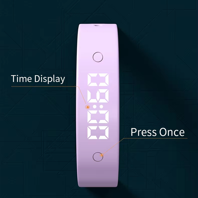 Best Seller Customize Watch No Screen Digital Watch 15 Set Vibration Alerts Timer Watch Smart Bracelets for Men in Wedding Party