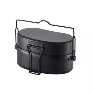 กล่องอาหารกลางวันอะลูมิเนียมสำหรับการตั้งแคมป์กลางแจ้ง, กล่องอาหารกลางวันสำหรับผู้ที่ชื่นชอบกิจกรรมกลางแจ้ง, กล่องอาหารกลางวันสำหรับการฝึกอบรม, พร้อมหูหิ้ว - Product Image 1