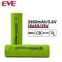 Batería de Iones de Litio Recargable 18650 EVE 15P/20P/29V/33V/35E 3.6V 1500mah-3500mah para Bicicletas Eléctricas, Juguetes, Patinetes Eléctricos y Drones