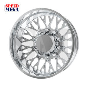 ล้อรถบรรทุกซุปเปอร์ซิงเกิลแบบฟอร์จ ขัดเงาโครเมียมขอบลึก ขนาด 20 22 24 26 30 28 นิ้ว 6x139.7 8x170 สำหรับ GMC Chevy F-350 F-250 - Product Image 1