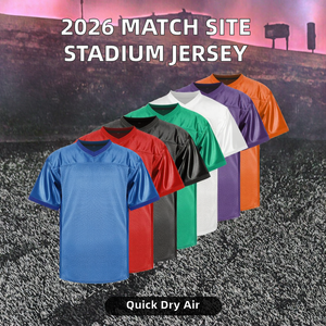 Maillot de football domicile Match Site Stadium Édition Été 2026 Respirant Séchage rapide Numéro et symbole personnalisables Short d'encouragement 100% - Product Image 2