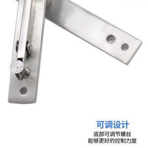 Charnière pivotante à 90 degrés en acier inoxydable pour porte, charnière supérieure et inférieure dissimulée, design minimaliste durable - Product Image 4