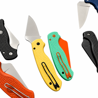 Couteau de poche multifonctionnel en acier S30V, couteau pliant portable en fibre de verre, couteau de poche pour homme, boîte cadeau, léger, EDC