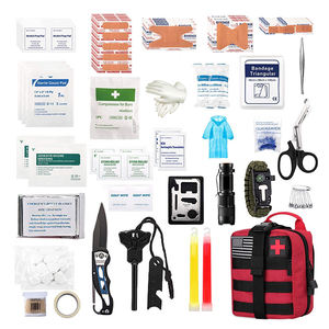 Hongrui Équipement de randonnée de <span class=keywords><strong>camping</strong></span> d'urgence Kit de survie en plein air Sac à insectes Outils de survie essentiels Équipement en nylon pour l'escalade - Product Image 1