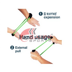 Bande de résistance portable en forme de figure 8, légère, pour fitness, réglable - Product Image 4