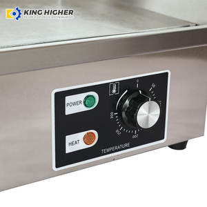 Plaque chauffante électrique commerciale en acier inoxydable à dessus plat plaque chauffante de cuisson facile à nettoyer Snack Barbecue <span class=keywords><strong>Plancha</strong></span> Restaurant - Product Image 4