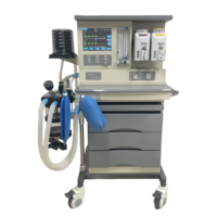 Appareil d'anesthésie vétérinaire PetFit pour clinique vétérinaire, hôpital pour animaux, anesthésie gazeuse vétérinaire avec 2 sources d'air