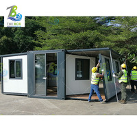 20FT 30FT 40FT Maison préfabriquée Australie Maison en conteneur extensible maison à vendre Petite maison 2 pièces 3 pièces Maison
