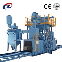 Machine de sablage Puhua pour profilés et tôles en acier, avec moteur PLC pour l'élimination de la rouille, longue durée de vie