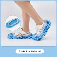 Chaussettes de balai à poussière en microfibre réutilisables et lavables, chaussons de nettoyage de sol, chiffon de nettoyage en microfibre pour la maison
