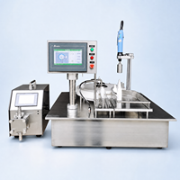 INBON 2026 Máquina Llenadora de Líquidos Automática de Pistón para Botellas de 250ml, para Agua, Leche, Zumo, Miel, Crema, Aceite, Jarabe, Semi-automática