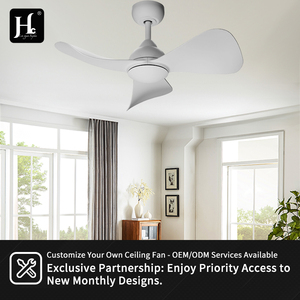 Modern direct sales ABS 52 inch 3-piece mechanical <b>wall</b> <b>control</b> electric BLDC motor household <b>ceiling</b> <b>fan</b> - Product Image 5