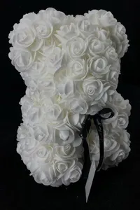 Ornamento leve para decoração de casamento com urso artificial personalizado iluminado para casa