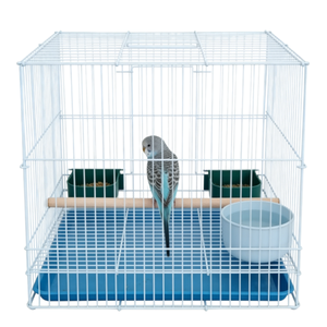 Grande cage à oiseaux domestique en métal pour perroquets, oiseaux peau de tigre, oiseaux pivoine, pigeons d'élevage et oiseaux à yeux apparents - Product Image 6
