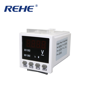 <span class=keywords><strong>REHE</strong></span> Kleines 48*48mm LED Digitales Panel-Voltmeter AC 0-500V Bildschirmanzeige 0,5 Klasse RS485 Kommunikation CE RoHS Zertifiziert - Product Image 3