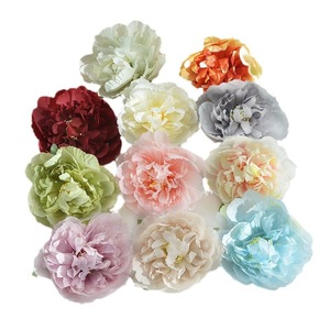 Tocado de Flores de Peonía Simuladas de 10 cm, Flor de Seda, Accesorio para el Cabello DIY, Decoración de Bodas, Kit de Materiales para Manualidades - Product Image 5