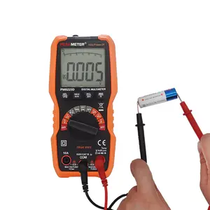 PEAKMETER PM8225D Auto Range multimetro digitale REL VFD misurazione test di temperatura AC DC strumento voltmetro digitale