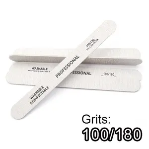 Professional Disposable Wooden Nail Files Double Sided Durable Emery Boards Mini Nail File Private Label Natural Nails Art Tools