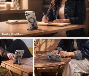 Support de téléphone magnétique multifonctionnel rotatif et pliable, trépied de bureau, perche à selfie portable, support de photographie - Product Image 4