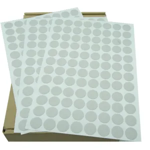 De plástico adhesivo accesorios de muebles de PVC tornillo tapas agujero de tornillo de la etiqueta engomada