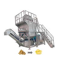 Apparatuur voor het verwijderen van aardappelhuid, aardappelverwerkingslijn, hogedruk aardappel-stoomschilmachine