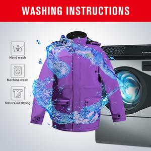 USB Heated Winter Jaet for <strong>Women</strong> Washable 5/8/9 Zone Infrared Electric Custom Logo Safe <strong>Parker</strong> Style With Vintage Hooded Collar - Product Image 4