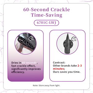 <span class=keywords><strong>Vernis</strong></span> à ongles professionnel effet craquelé unique, gel de longue tenue à séchage rapide pour salon, vente en gros - Product Image 5