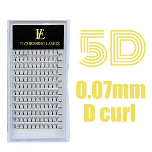 رموش مزدهرة وصلات رموش مسبقة الصنع مراوح حجم 3d 4d 5d 6d 10d تمديد فردي - Product Image 5