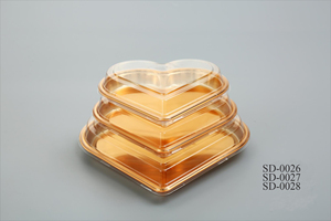 Contenants de stockage en plastique jetables en PET pour aliments, sushis, salades, bonbons, usage industriel, boîtes d'emballage pour pâtisserie - Product Image 4