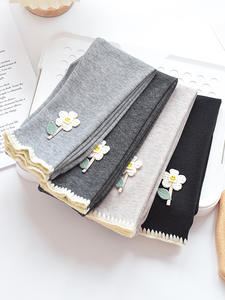 Leggings pour filles, printemps automne, fin, pur coton, pantalon pour bébé, <span class=keywords><strong>enfant</strong></span>, tout-aller, style coréen, style occidental, imprimé, <span class=keywords><strong>blanc</strong></span> enduit - Product Image 2