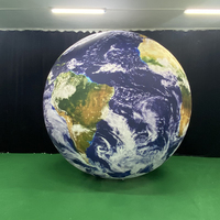 Boule de globe gonflable géante en tissu Oxford imperméable personnalisée de la série Start Ballon planète hermétique Gonflables publicitaires d'événement