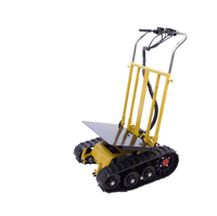 Chariot monte-escaliers électrique pliable à large base, outil de transport maniable en caoutchouc pour l'industrie, le commerce, l'entreposage et le travail agricole