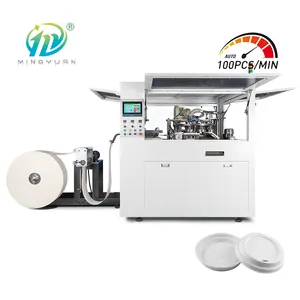 Sıcak satış tam otomatik kağıt bardak kapak yapma makinesi kağıt bardak kapak makinesi gibi küçük işletmeler için uygun