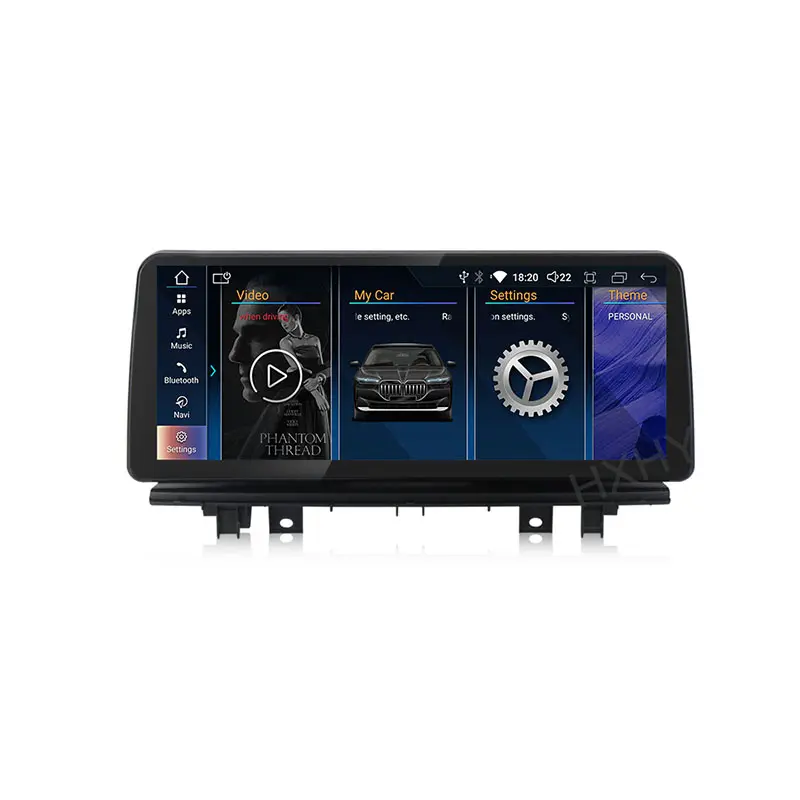 HXHY 10.25/12.3 "Tela Android 13 Car Multimedia Player Rádio Carplay GPS drive Volante Para BMW X1 X2 F48 F49 2016-2018