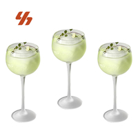 Copas de Vino de Cristal Esmerilado Estilo Mate, Elegantes, para Champán y Cócteles, Venta al Por Mayor