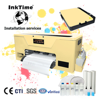 Impresora Plana DTF Directa de 30 cm F1080 XP600 con Cabezal A3 Espon, Máquina de Impresión por Transferencia de Tinta para Camisetas y Textiles