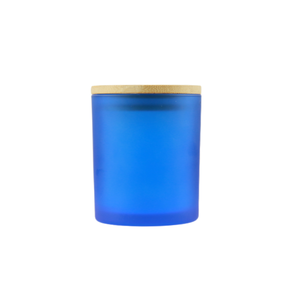 Bán Buôn Tùy Chỉnh Frosted Rõ Ràng Matte Màu Đỏ Hổ Phách Màu <span class=keywords><strong>Container</strong></span> Nến Thủy Tinh Jar Cho Nến Làm Với Nắp - Product Image 5