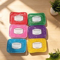 Sac à fermeture éclair en PVC, transparent, pour fournitures scolaires, maquillage, bijoux, anti-poussière, auto-scellant, étiquette de vêtement, logo personnalisé