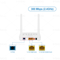 X110W 1ge + 1fe XPON Wifi con 2,4G Wifi ONU EPON ONT ONU en solución FTTH EPON Wifi ONU