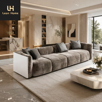 Design-Villa-Projekt Amerikanisches Großes Quadratisches Modulares Sofa-Set Moderne Samt-Villa-Möbel Maßgefertigtes Großes Sofa