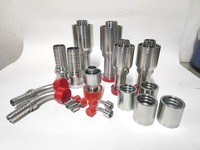 Kit de raccords hydrauliques réutilisables monobloc Gates Megacrimp pour applications automobiles, en acier au carbone forgé, coudes, tés et raccords