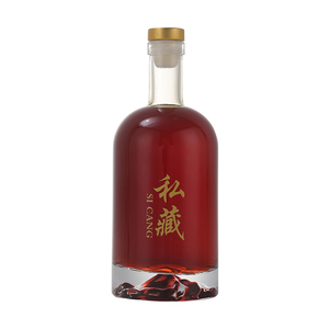 Botella de licores de vino de vidrio transparente de fabricación 200ml/500ml/750ml Brandy Gin Rum Tequila <span class=keywords><strong>Vodka</strong></span> a precios 500 - Product Image 1