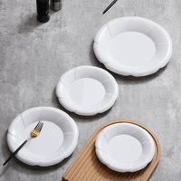 Assiettes en mélamine réutilisables écologiques de luxe modernes de haute qualité de 10 pouces pour restaurant, mariage, cuisine, vaisselle