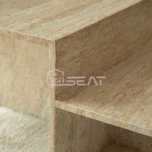 Wabi Sabi โต๊ะกาแฟสไตล์อิสราเอล, โต๊ะกาแฟสไตล์ Nordic ทนทาน L100xW55xH35cm รับประกัน2ปี - Product Image 6