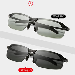 Gafas de sol fotocromáticas de aluminio para hombre, día, noche, polarizadas, camaleón, gafas antideslumbrantes, <span class=keywords><strong>lentes</strong></span> de <span class=keywords><strong>policarbonato</strong></span> de moda roja - Product Image 3
