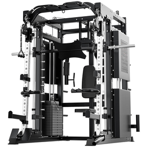 Station de musculation multifonctionnelle Smith <span class=keywords><strong>Machine</strong></span> pour la maison, tout-en-un, pour entraînement de musculation en intérieur - Product Image 1
