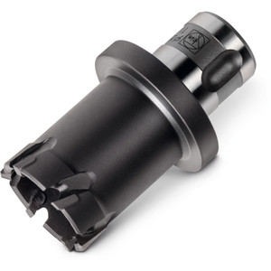 เลื่อยเจาะรูโคโรนา 21 มม. ปลายคาร์ไบด์ พร้อมแกนในตัวสำหรับตัดท่อ - Product Image 1