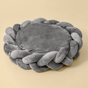 Großhandel Neuer Stil Gewebtes Weiches Komfortables Abnehmbares Maschinenwaschbares Haustier-Hundebett für den Heimgebrauch - Product Image 3