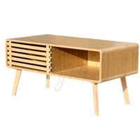 Chambre à coucher en bambou Salon Triangle Couloir Armoire design moderne de luxe Meubles de salon en bois Meuble TV et table basse